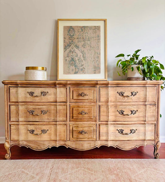 Ember Oak 9 Drawer Dresser